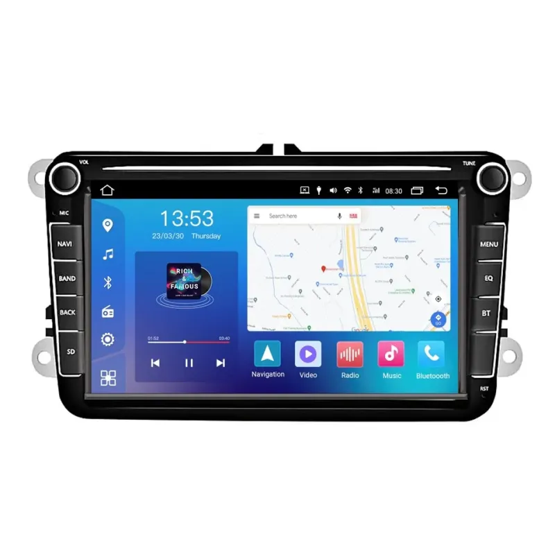 Універсальна магнітола FORS.auto для Volkswagen 2 PRO (8", 2+32Gb, CarPlay)