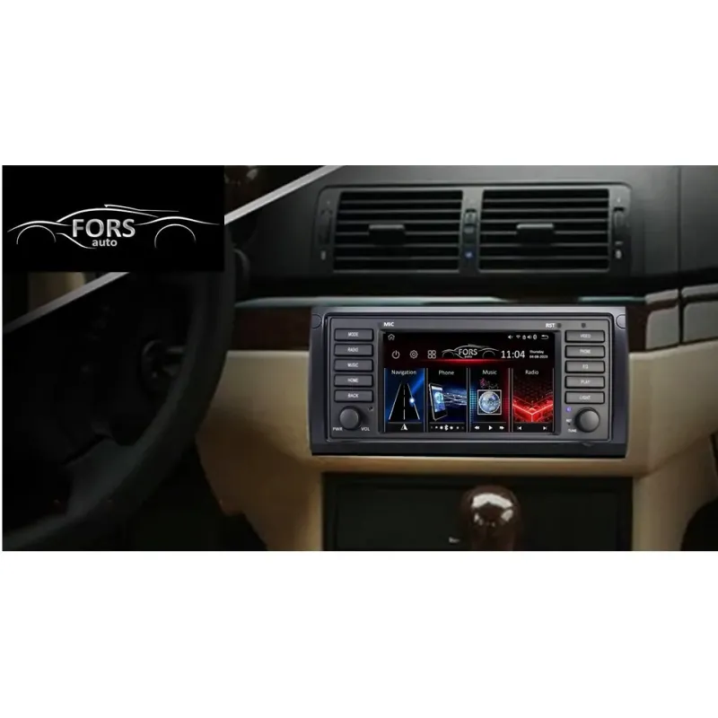 Штатна магнітола FORS.auto FS 2 ULTRA BMW E53 (2+32Gb, 7", CarPlay) 1999-2006