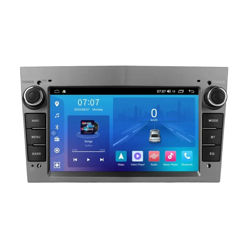 Штатна магнітола FORS.auto 2 ULTRA-OP-G Opel Astra/Vectra/Zafira/Corsa (7", 2+32Gb, Grey) 1998-2009