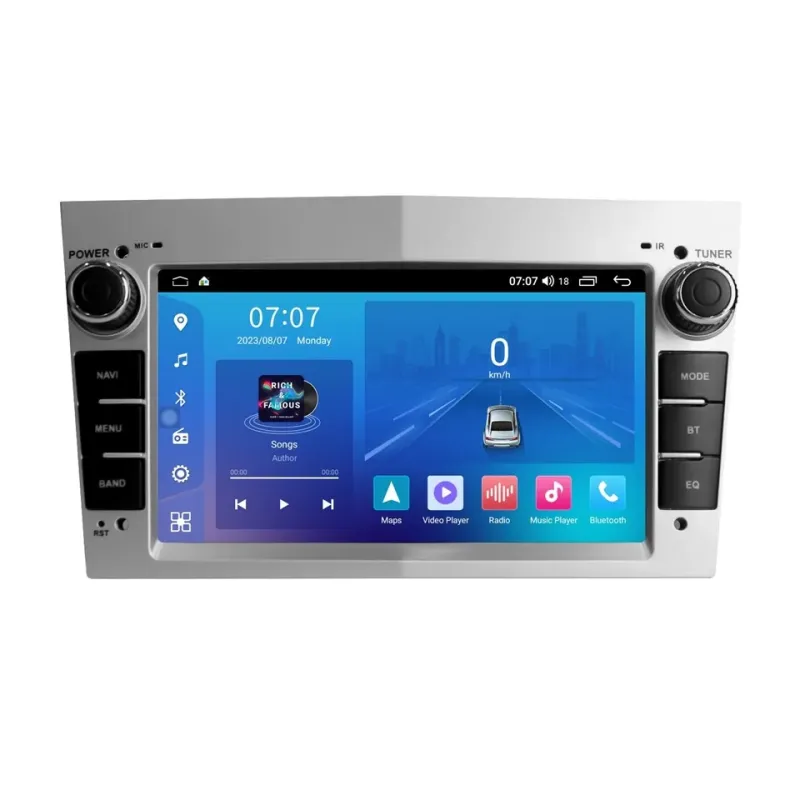 Штатна магнітола FORS.auto 2 ULTRA-OP-S Opel Astra/Vectra/Zafira/Corsa (7", 2+32Gb, Silver) 1998-2009