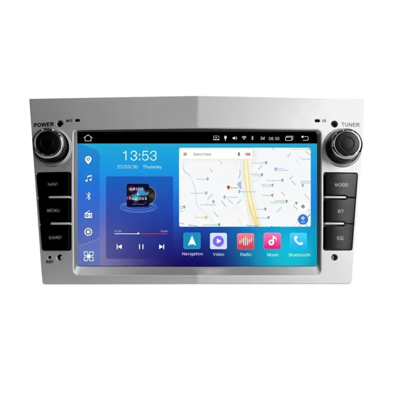 Штатна магнітола FORS.auto 2 PRO-OP-S Opel Astra/Vectra/Zafira/Corsa (7", 2+32Gb, Silver) 1998-2009