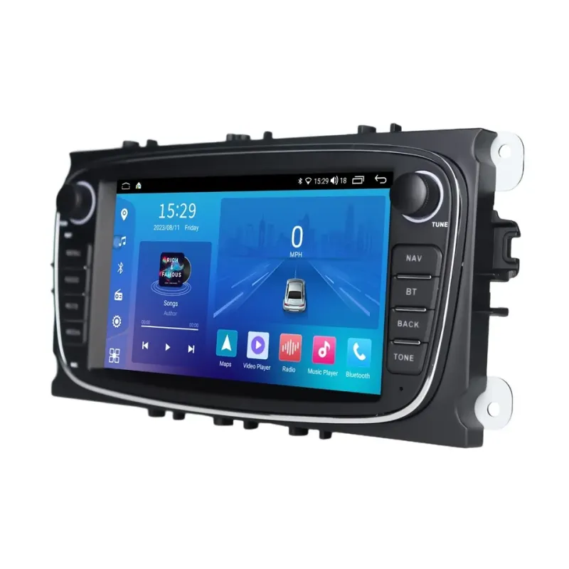 Штатна магнітола FORS.auto FS 2 ULTRA-FDBO Ford Focus/Mondeo/S-Max/C-Max/Kuga/Fiesta/Fusion (2+32Gb, 7", black) 2007-2011