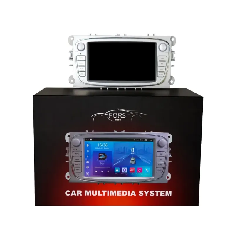 Штатна магнітола FORS.auto FS 2 ULTRA-FDSO Ford Focus/Mondeo/S-Max/C-Max/Kuga/Fiesta/Fusion (2+32Gb, 7", silver) 2007-2011
