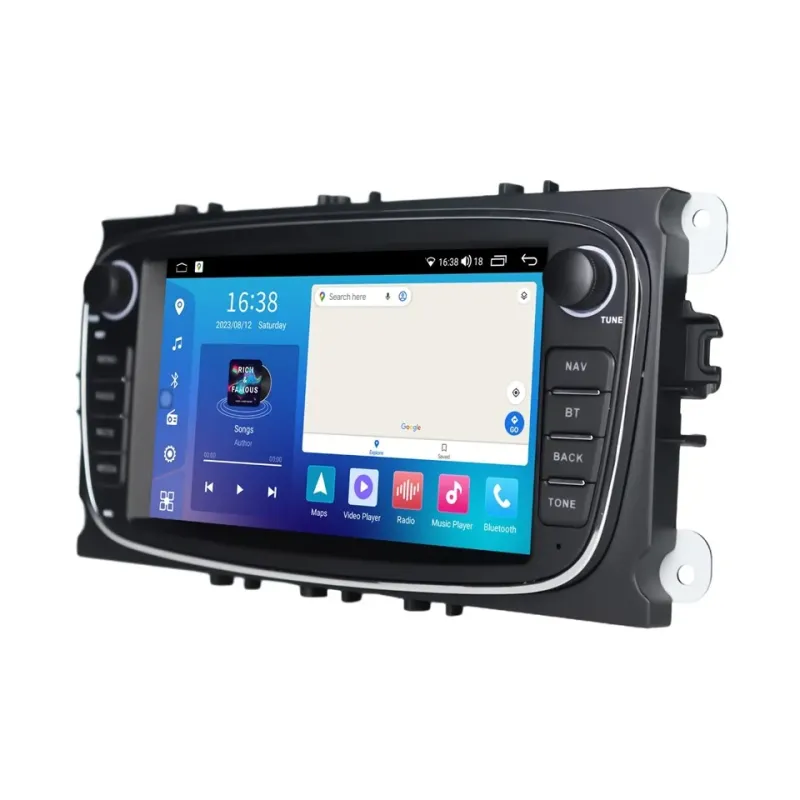 Штатна магнітола FORS.auto FS 2 PRO-FDBO Ford Focus/Mondeo/S-Max/C-Max/Kuga/Fiesta/Fusion (2+32Gb, 7", black) 2007-2011