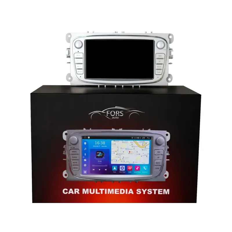 Штатна магнітола FORS.auto FS 2 PRO-FDSO Ford Focus/Mondeo/S-Max/C-Max/Kuga/Fiesta/Fusion (2+32Gb, 7", silver) 2007-2011