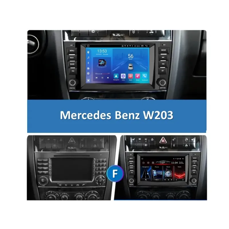 Штатна магнітола FORS.auto FS 2 ULTRA Mercedes-Benz W203 (7", 2+32Gb, CarPlay) 2005-2006