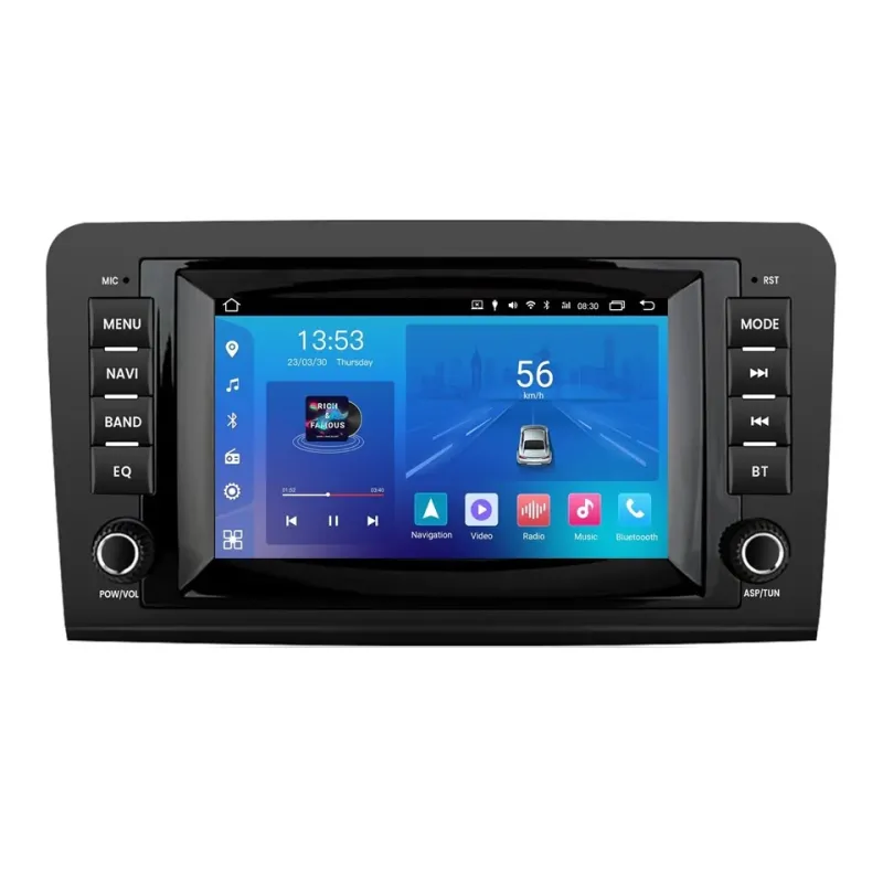 Штатна магнітола FORS.auto FS 2 ULTRA для Mercedes-Benz ML-Class (7", 2+32Gb, CarPlay) 2005-2012