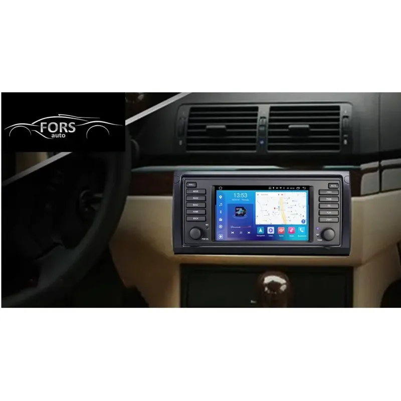 Штатна магнітола FORS.auto FS 2 PRO BMW E39 (2+32Gb, 7", CarPlay) 1995-2003