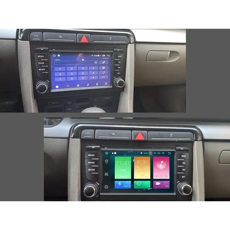 Штатна магнітола FORS.auto FS M200 для Audi A4 (7", 2+32Gb. CarPlay) 2000-2008