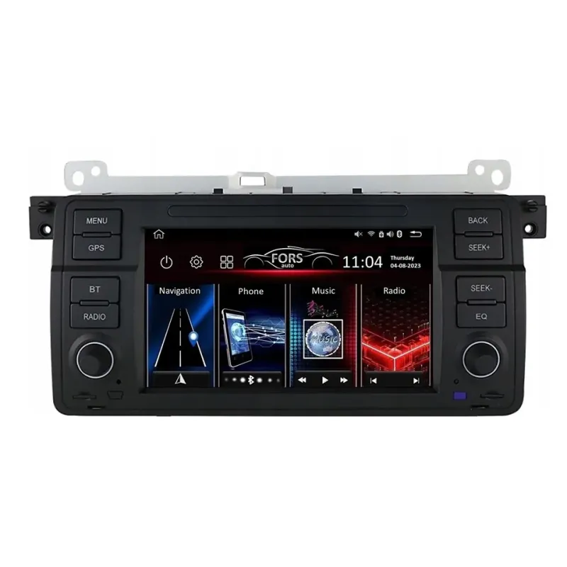 Штатна магнітола FORS.auto FS 2 PRO BMW E46 (2+32Gb, 7", CarPlay) 1998-2005