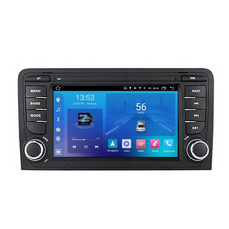 Штатна магнітола FORS.auto FS 2 ULTRA для Audi A3 (7", 2+32Gb, CarPlay) 2005-2012