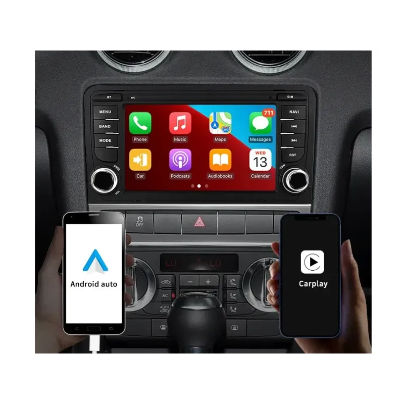 Штатна магнітола FORS.auto FS 2 PRO для Audi A3 (7", 2+32Gb, CarPlay) 2005-2012
