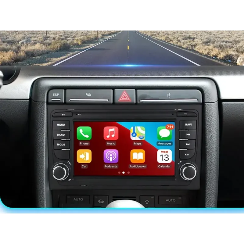 Штатна магнітола FORS.auto FS 2 PRO для Audi A4 (7", 2+32Gb, CarPlay) 2000-2008