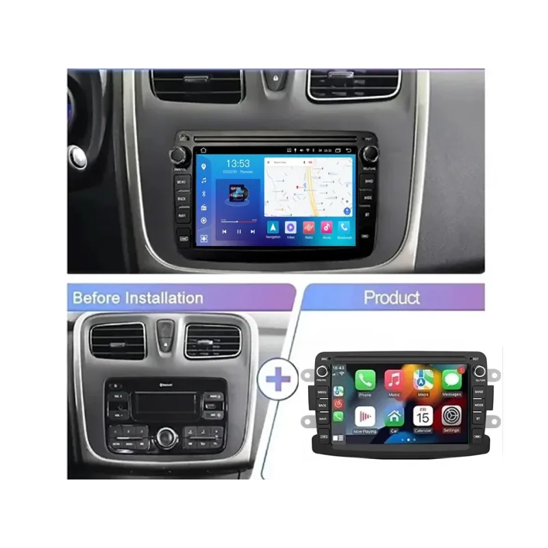 Штатна магнітола FORS.auto FS 2 PRO на всі моделі Renault (7", 2+32Gb, CarPlay) 2010-2023