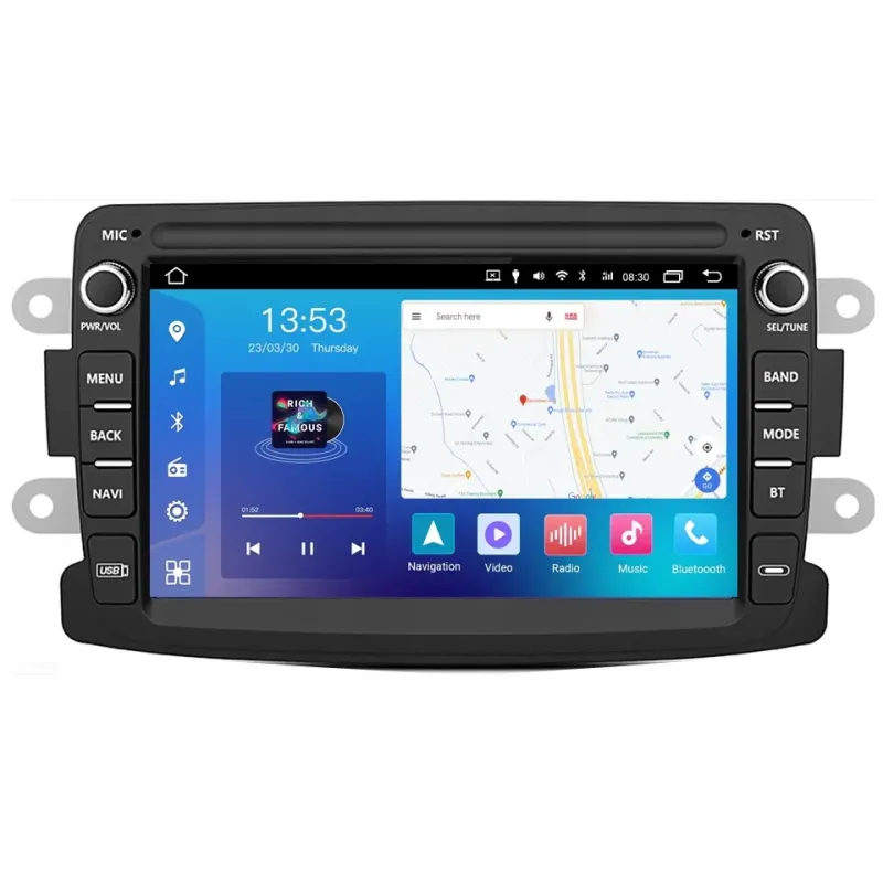 Штатна магнітола FORS.auto FS 2 PRO на всі моделі Renault (7", 2+32Gb, CarPlay) 2010-2023