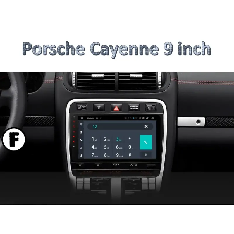 Штатна магнітола FORS.auto M150 для Porsche Cayenne (9", 2+16Gb, CarPlay) 2003-2009