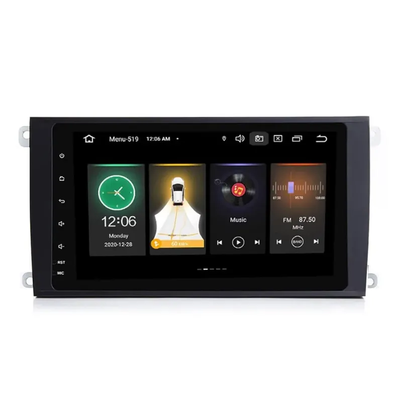 Штатна магнітола FORS.auto M150 для Porsche Cayenne (9", 2+16Gb, CarPlay) 2003-2009