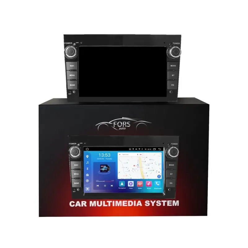 Штатна магнітола FORS.auto 4 PRO-OP-B Opel Astra/Vectra/Zafira/Corsa (7", 4+64Gb, Black) 1998-2009
