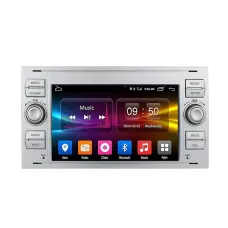 Штатна магнітола FORS.auto M150 Ford Focus/Mondeo/S-Max/C-Max/Kuga/Fiesta/Fusion (7 inch, 2+32Gb, silver) 2007-2011