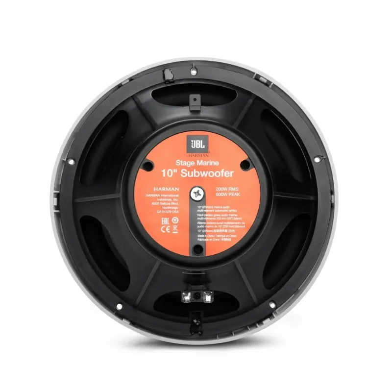 Сабвуфер JBL CAR MARINE STAGE 10 WHITE