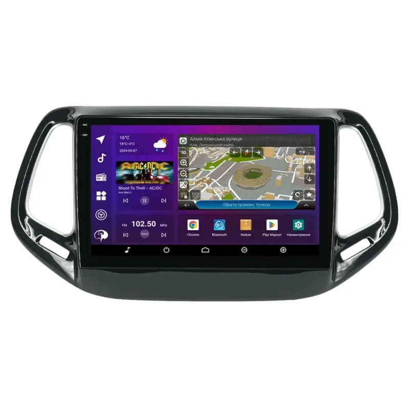 PHANTOM DVA-2K10 ProMax 4G 360 8+128 для Jeep Compass 2 MP 2016-2018 v.2