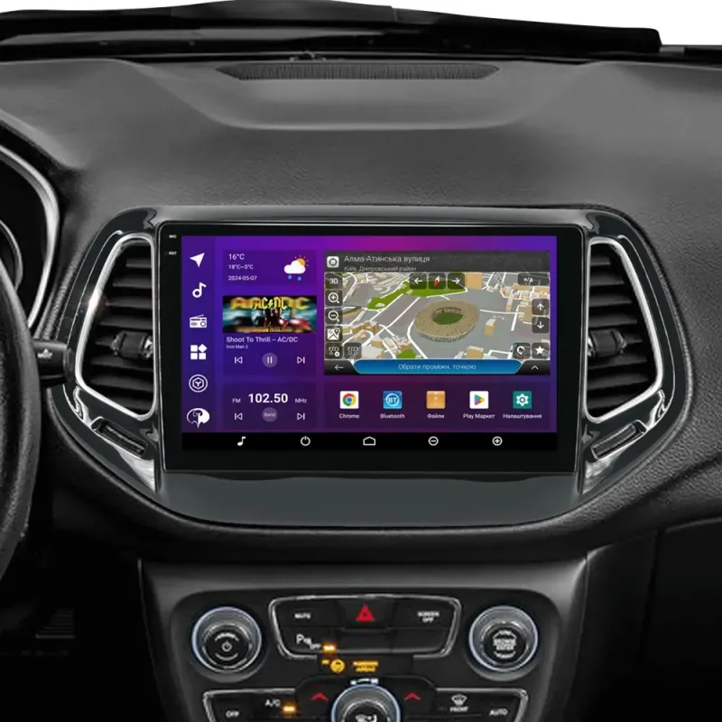 PHANTOM DVA-2K10 ProMax 4G 360 8+128 для Jeep Compass 2 MP 2016-2018 v.2