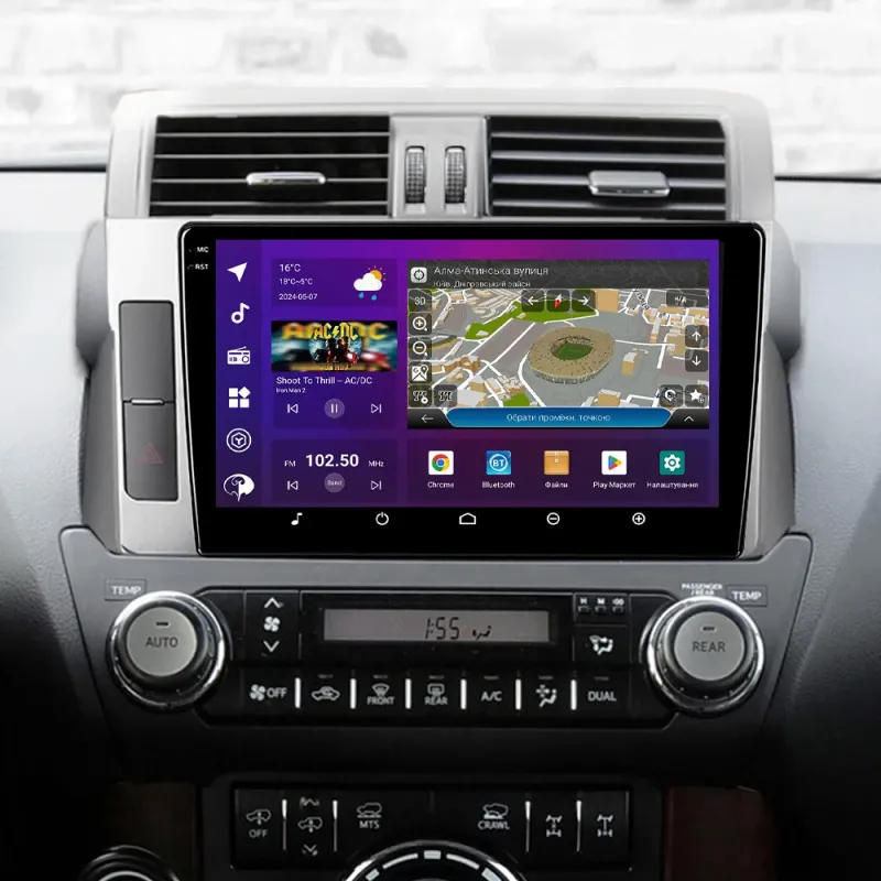PHANTOM DVA-2K10 ProMax 4G 360 8+128 для Toyota Land Cruiser Prado (150) 2014-2017