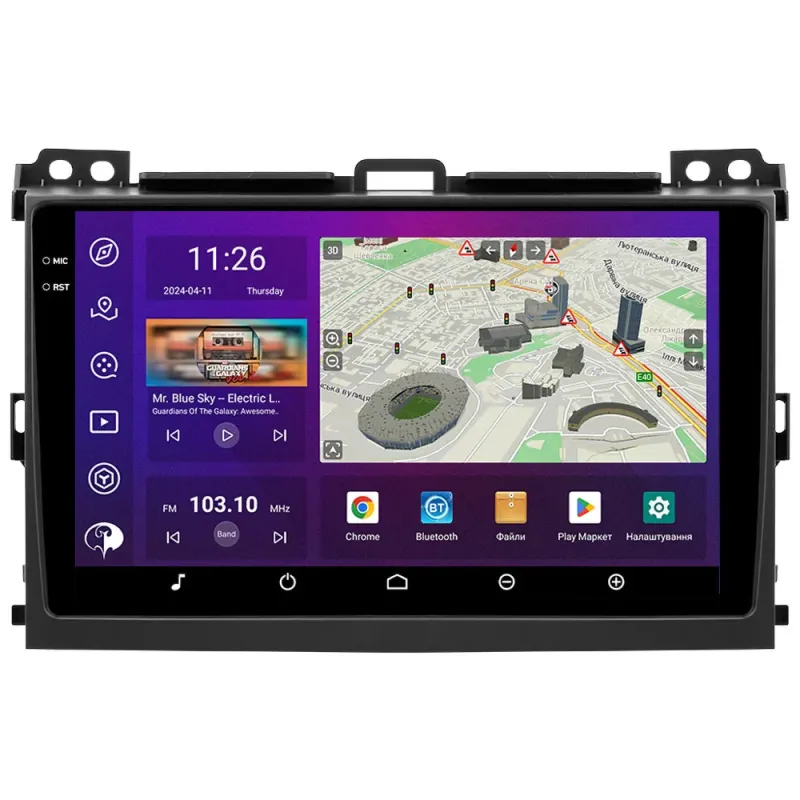 PHANTOM DVA-2K9 PRO 4G 360 4+64 для Toyota Land Cruiser Prado (J120W) 2002-2009 amp
