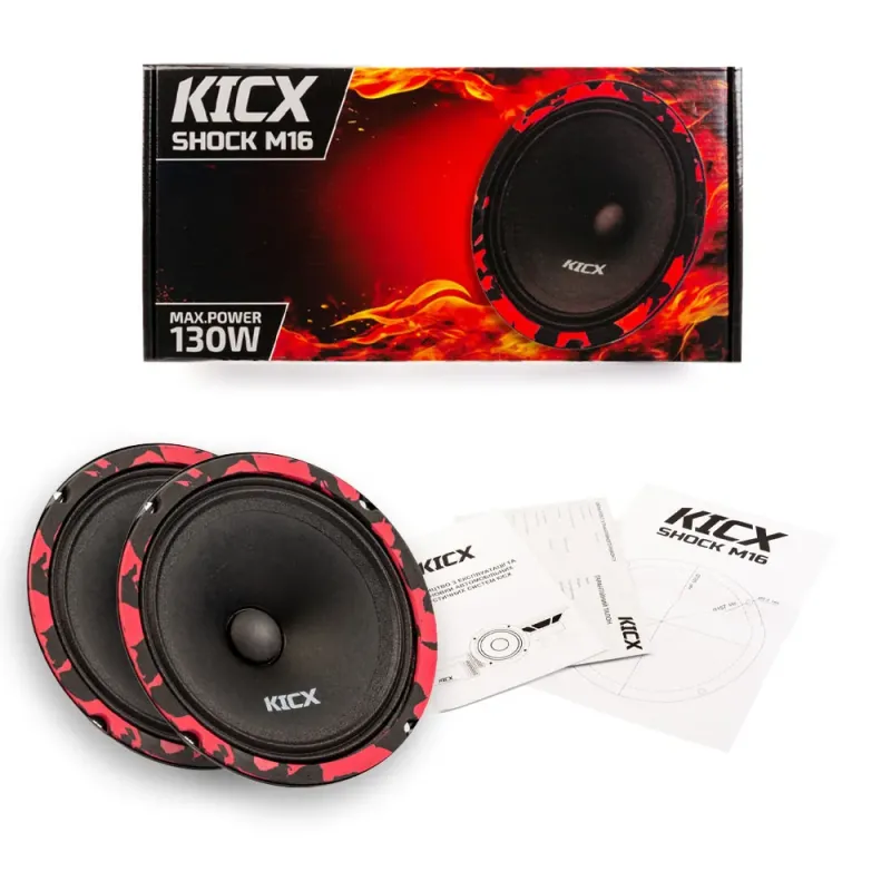 акустична система KICX SHOCK M16