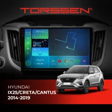 Штатна магнітола Torssen 2K Hyundai IX25/Creta/Cantus 14-19 FL10 4+64Gb 4G Carplay DSP