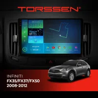 Штатна магнітола Torssen 2K Infinity FX35/FX37/FX50 2008-2012 FL9 4+64Gb 4G Carplay DSP