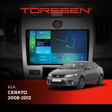 Штатна магнітола Torssen 2K KIA Cerato 08-12 FL9 4+64Gb 4G Carplay DSP