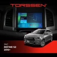 Штатна магнітола Torssen 2K Jac Refine S2 2015+ FL10 4+64Gb 4G Carplay DSP