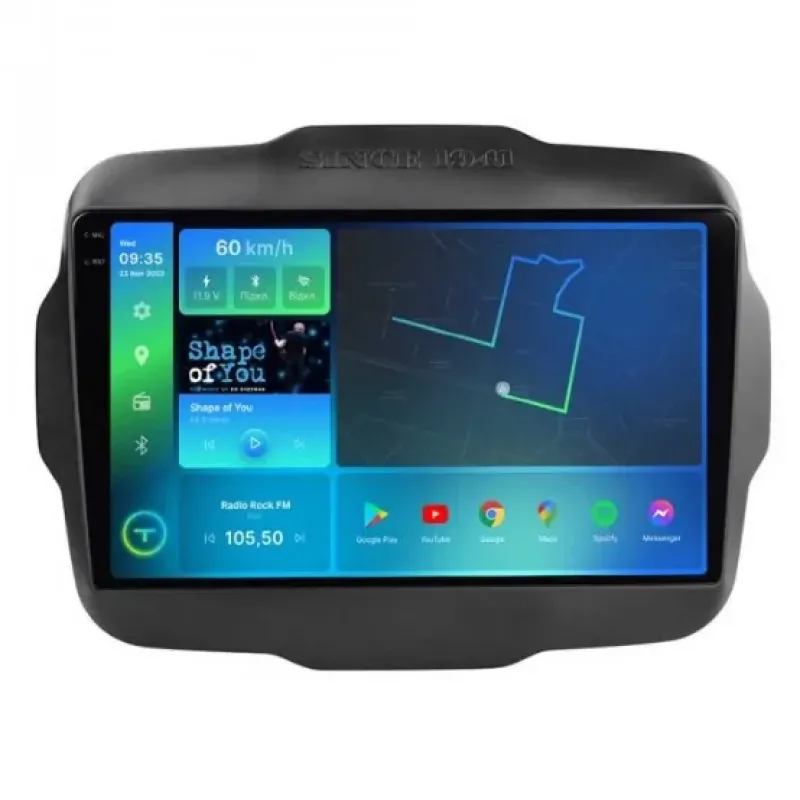 Штатна магнітола Torssen Jeep Renegade 15-19 FL9 4+64Gb 4G Carplay DSP