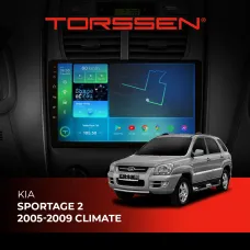 Штатна магнітола Torssen KIA Sportage 2 05-09 climate FL9 4+64Gb 4G Carplay DSP
