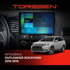 Штатна магнітола Torssen Mitsubishi Outlander Rockford 15-19 FL10 4+64Gb 4G Carplay DSP