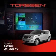 Штатна магнітола Torssen Nissan Patrol 11-16 Y6 FL9 4+64Gb 4G Carplay DSP