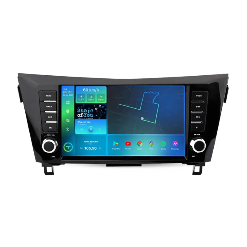Штатная магнитола Torssen Nissan Xtrail/Qashqai 2013+ AC крутилки FL9 4+64Gb 4G Carplay DSP