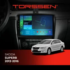 Штатна магнітола Torssen Skoda Superb 13-16 FL10 4+64Gb 4G Carplay DSP