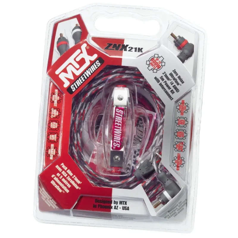 Комплект для 2-го усилителя MTX StreetWires ZNX21K