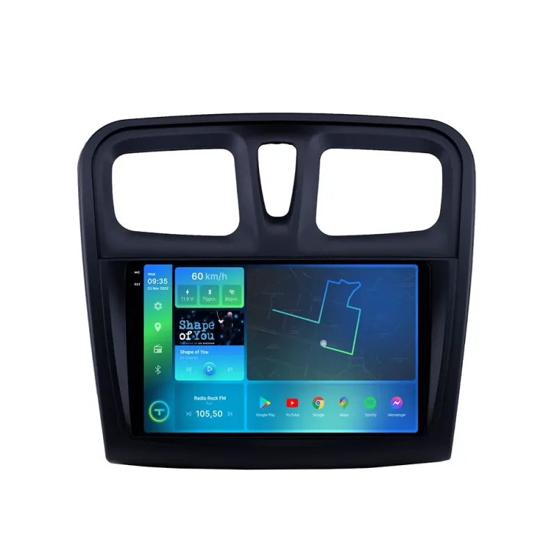Штатна магнітола Torssen 2K Renault Sandero/Logan 14-19 F96128 4G Carplay DSP