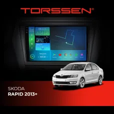 Штатна магнітола Torssen 2K Skoda Rapid 2013+ F96128 4G Carplay DSP