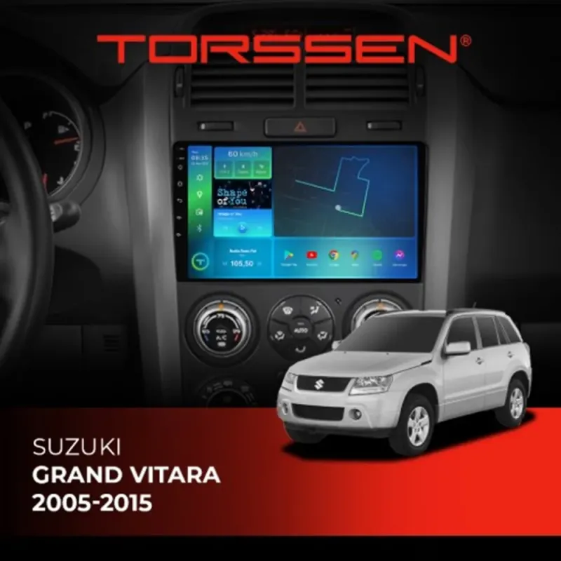 Штатна магнітола Torssen 2K Suzuki Grand Vitara 05-15 F96128 4G Carplay DSP