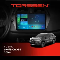 Штатна магнітола Torssen 2K Suzuki SX4/S-cross 14- F96128 4G Carplay DSP