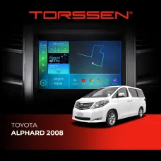 Штатна магнітола Torssen 2K Toyota Alphard 2008 F96128 4G Carplay DSP