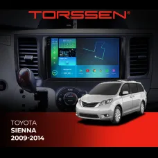 Штатна магнітола Torssen 2K Toyota Sienna 09-14 F96128 4G Carplay DSP