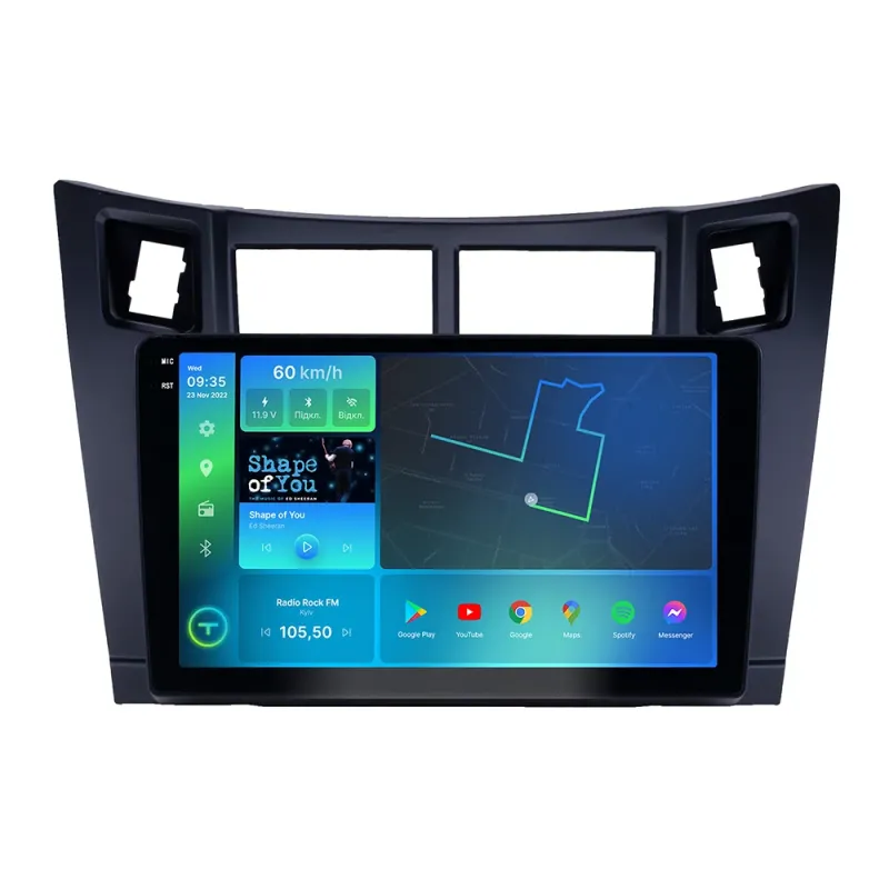 Штатна магнітола Torssen 2K Toyota Yaris Vios 05-11 F96128 4G Carplay DSP