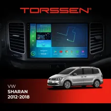 Штатна магнітола Torssen 2K VW Sharan 12-18 F96128 4G Carplay DSP
