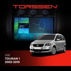 Штатна магнітола Torssen 2K VW Touran 1 (2003-2010) F96128 4G Carplay DSP