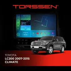 Штатна магнітола Torssen 2K Toyota LC200 2007-2015 climate F106128 4G Carplay DSP